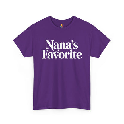 Nana’s Favorite T‑Shirt – Cute Favorite Grandchild Gift Tee for Nana Lovers
