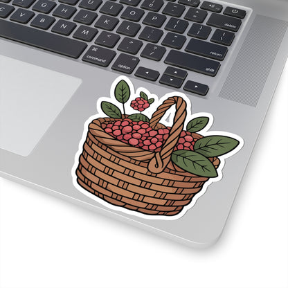 TEEZOCA berry basket sticker illustration