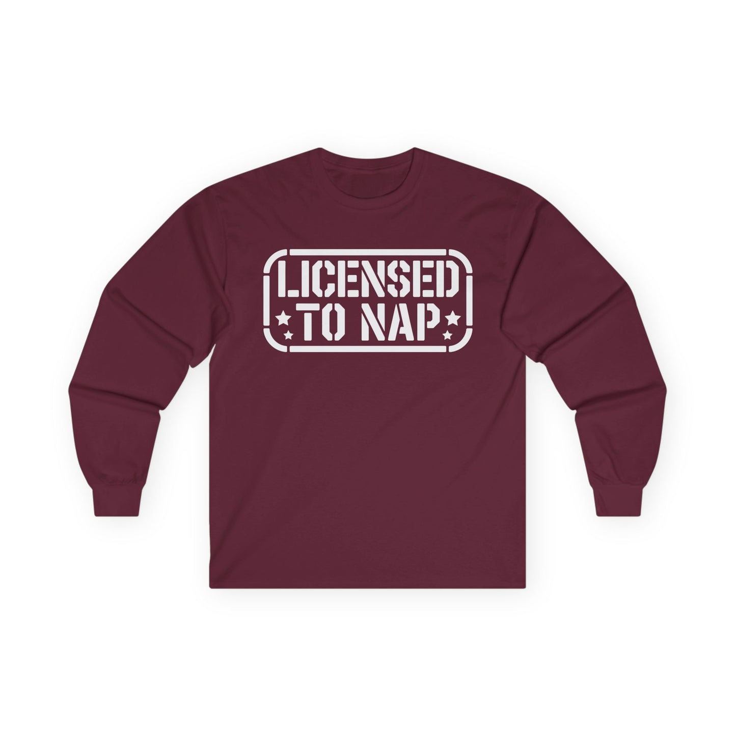Licensed to Nap Unisex Long-Sleeve T-Shirt — Funny Napper Shirt