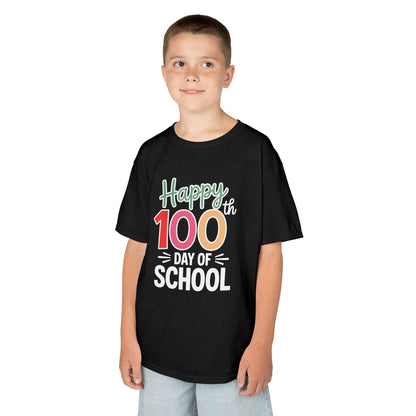 Happy 100th Day of School Kids Tee — 100 Day Celebration Shirt