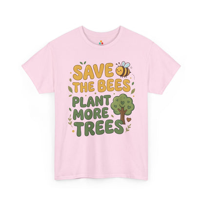 Save the Bees Plant More Trees Cute Eco Unisex T-shirt | TEEZOCA 