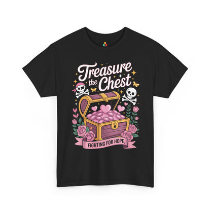 Treasure the Chest Fighting for Hope Breast Cancer Awareness Unisex T-shirt | TEEZOCA 