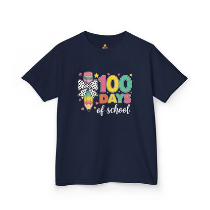 Cute 100 Days Of School Rainbow Pencil T‑Shirt – Kids Teacher Classroom Shirt
