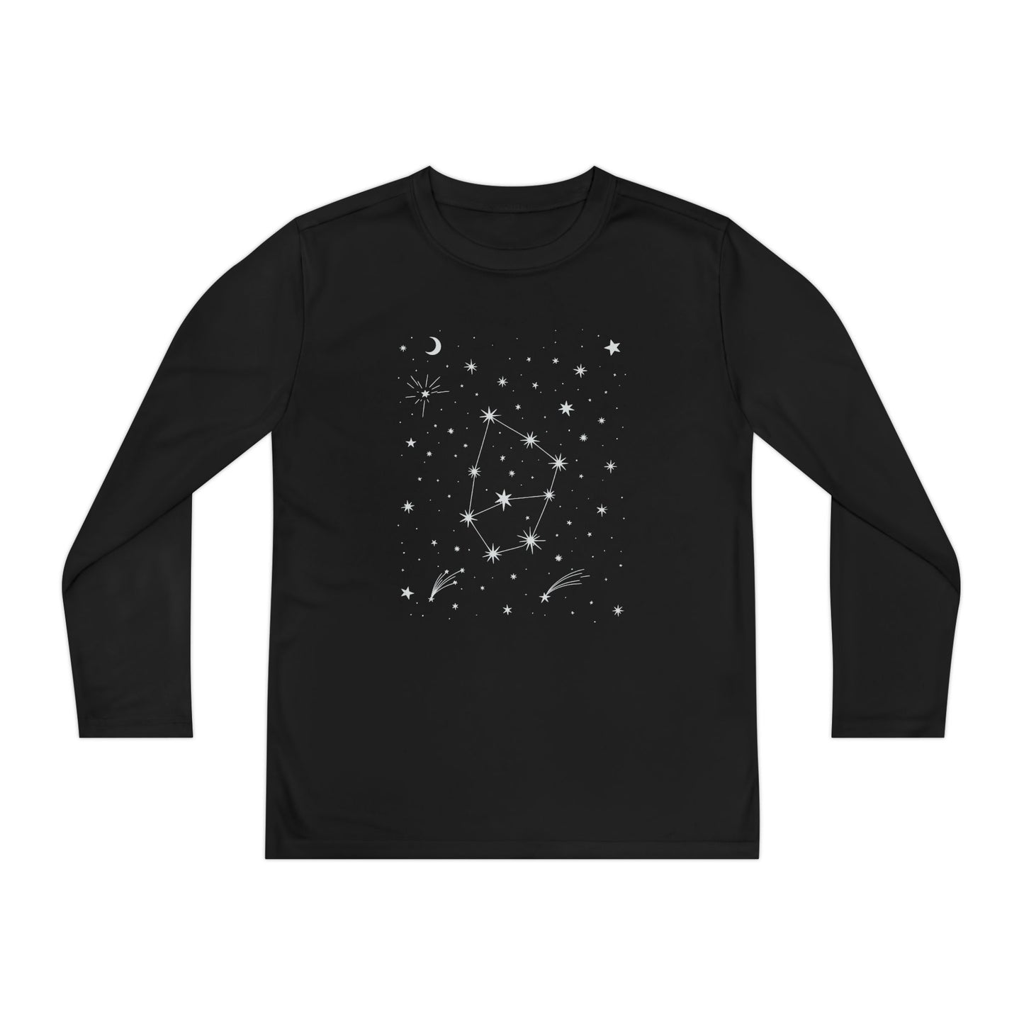 Youth Long Sleeve Tee — Star Constellation Graphic TEEZOCA