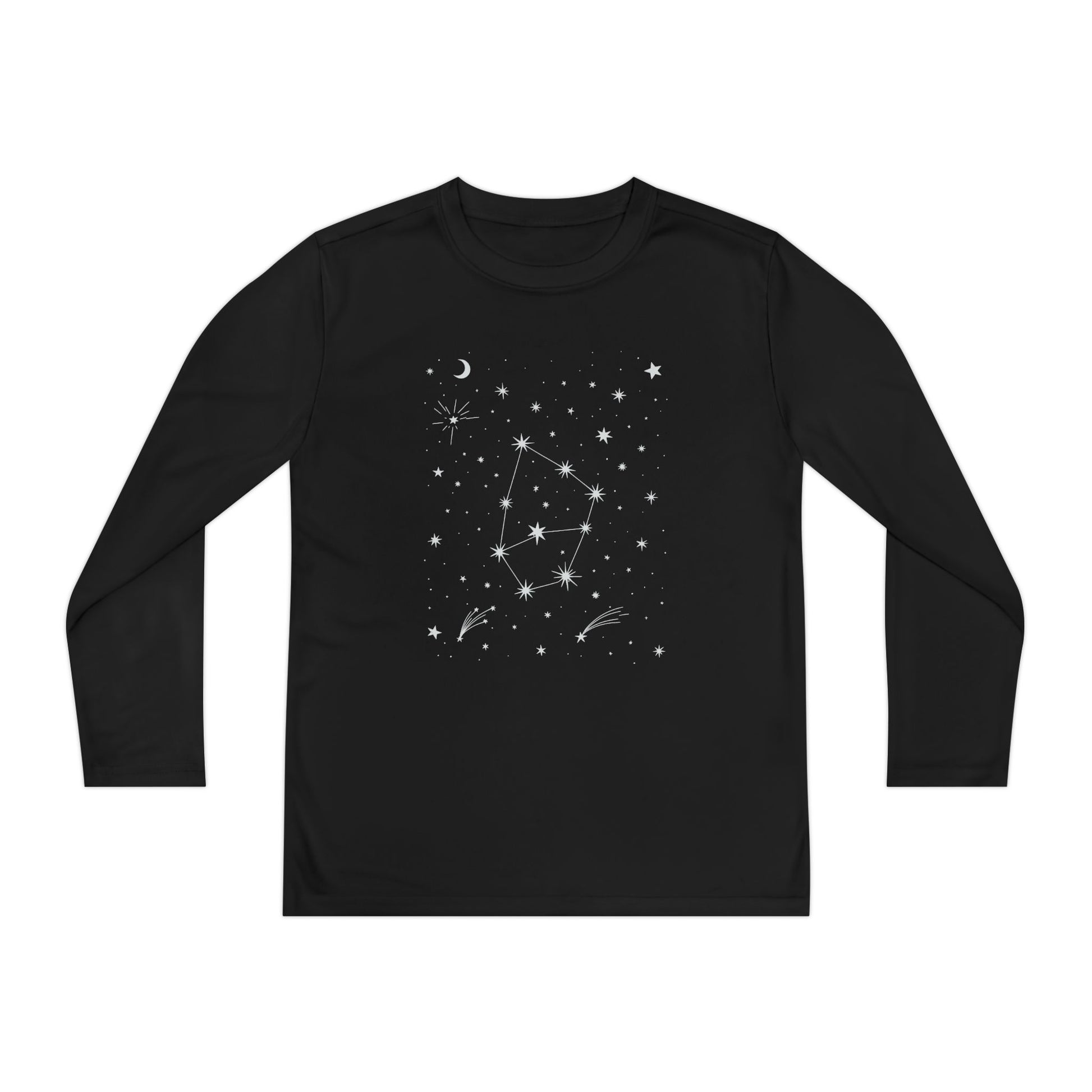 Youth Long Sleeve Tee — Star Constellation Graphic TEEZOCA