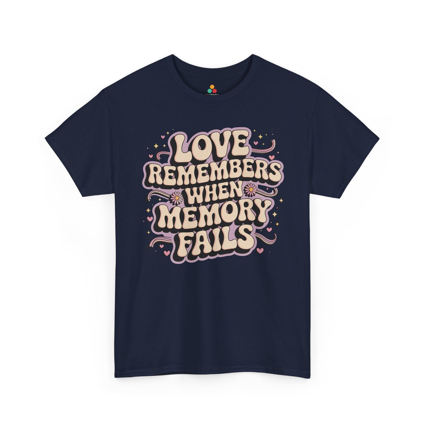Love Remembers When Memory Fails Alzheimer’s Awareness Unisex T-shirt | TEEZOCA 