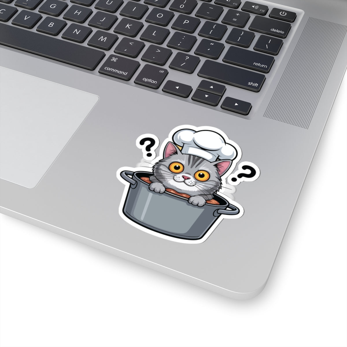 TEEZOCA playful chef cat design for stickers