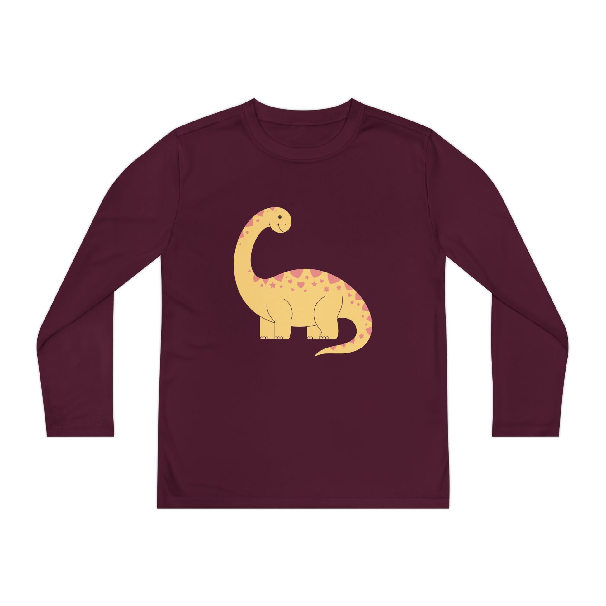 Cute Dinosaur Kids Long Sleeve T-Shirt TEEZOCA