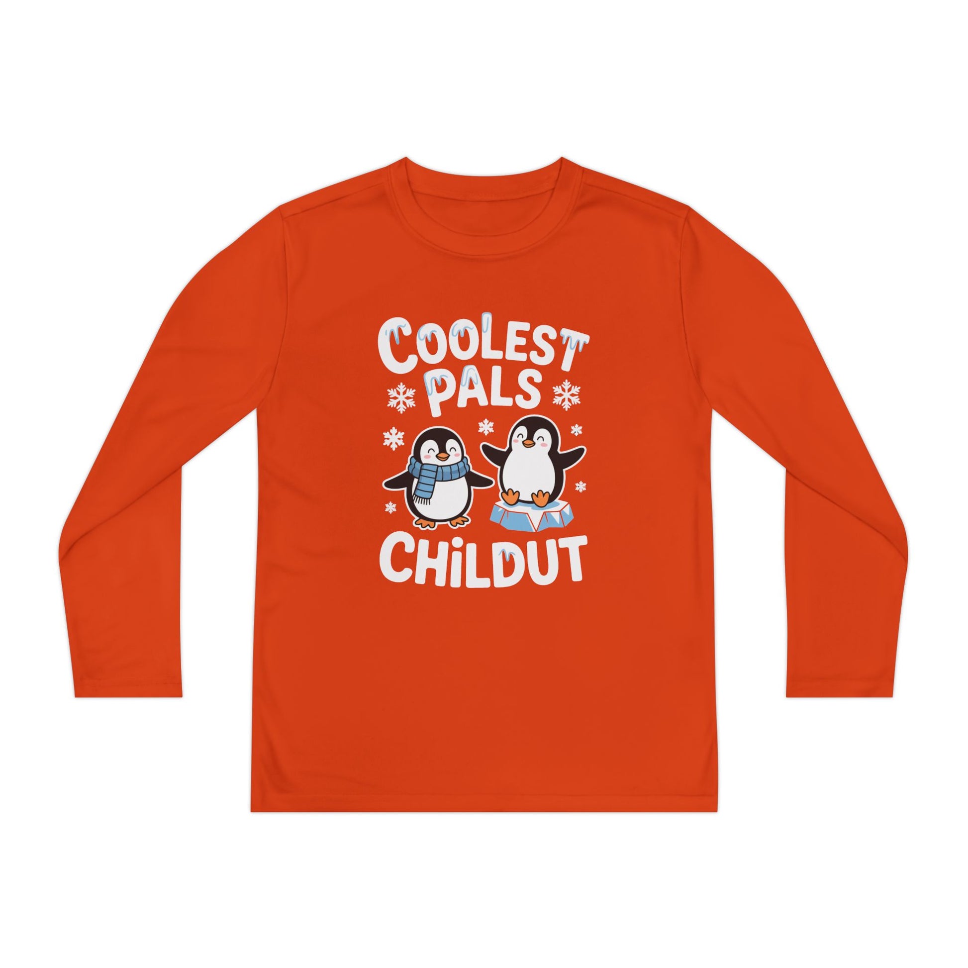 Coolest Pals Childut Penguin Kids Long Sleeve Tee TEEZOCA