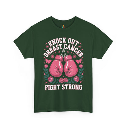 Knock Out Breast Cancer Awareness Fight Strong Unisex T-shirt | TEEZOCA 