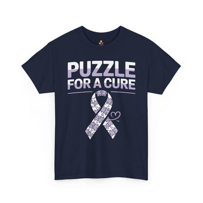 Puzzle for a Cure Alzheimer Awareness Unisex T-shirt | TEEZOCA 