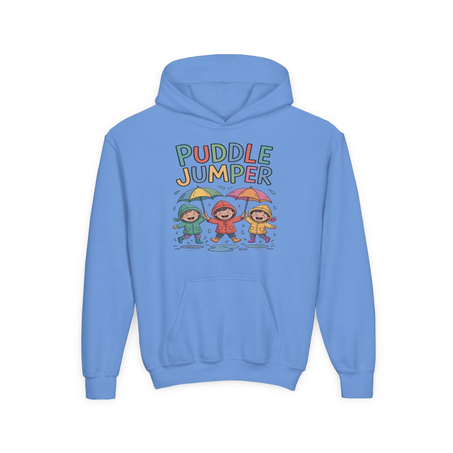 Puddle Jumper Kids Hoodie – Cute Rainy Day Children’s Pullover TEEZOCA