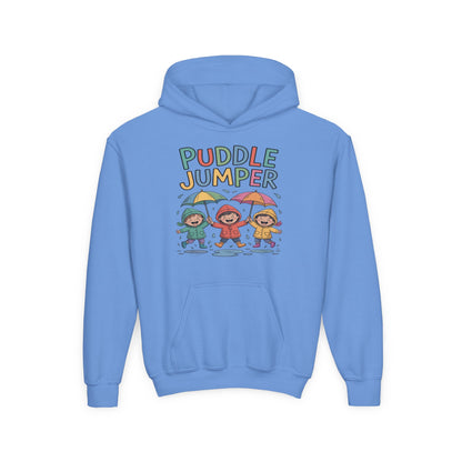 Puddle Jumper Kids Hoodie – Cute Rainy Day Children’s Pullover TEEZOCA