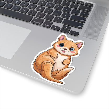 TEEZOCA cute fox sticker cartoon fox animal