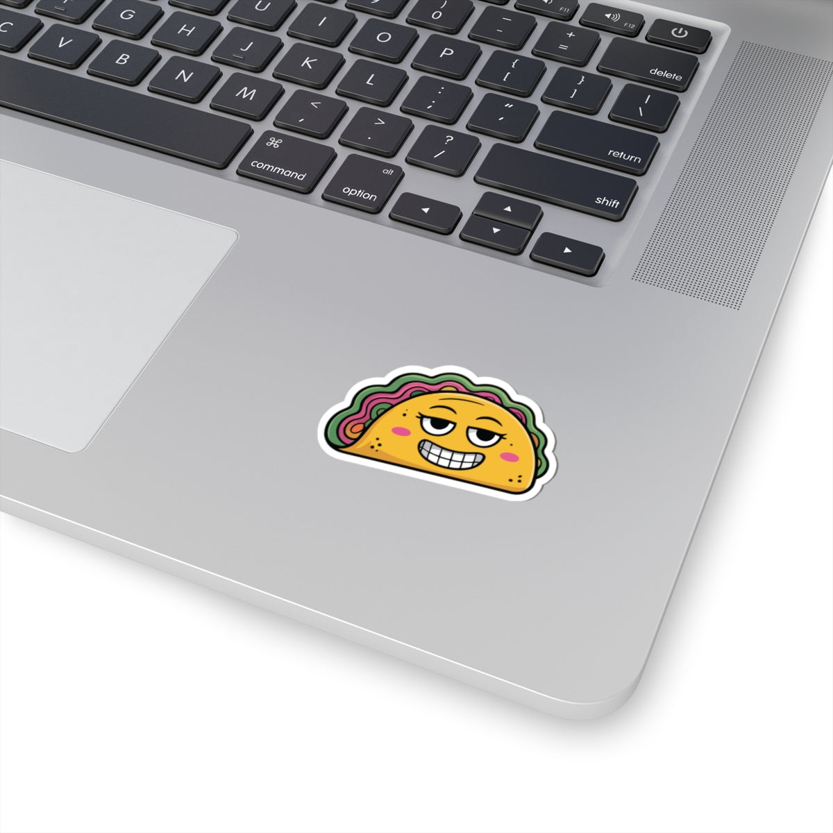 TEEZOCA funny taco sticker with confident smile