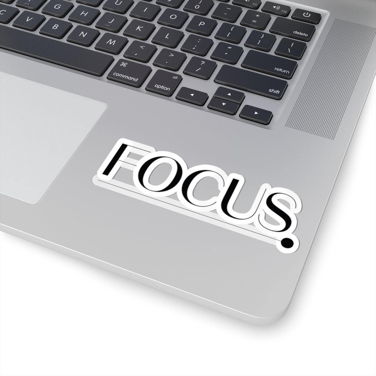 TEEZOCA focus minimalist sticker clean typography productivity design