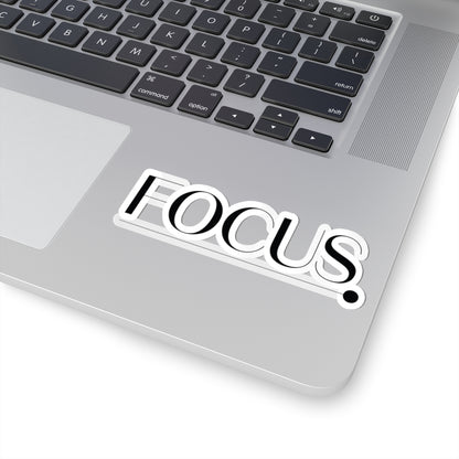 TEEZOCA focus minimalist sticker clean typography productivity design