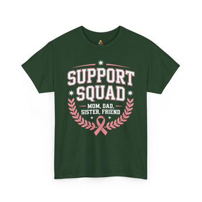 Support Squad Breast Cancer Awareness Unisex T-shirt | TEEZOCA 