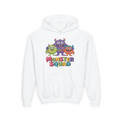 Youth Hoodie — Colorful "Monster Squad" Kids Pullover TEEZOCA