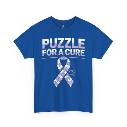 Puzzle for a Cure Alzheimer Awareness Unisex T-shirt | TEEZOCA 
