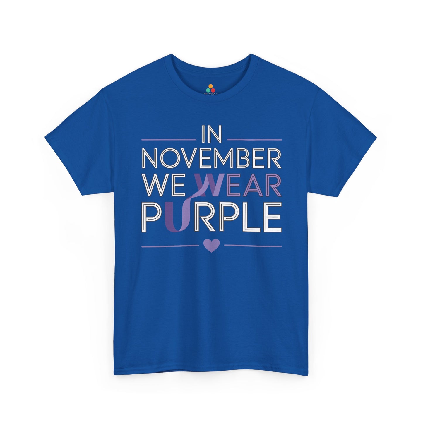 In November We Wear Purple Alzheimer Awareness Unisex T-shirt | TEEZOCA 
