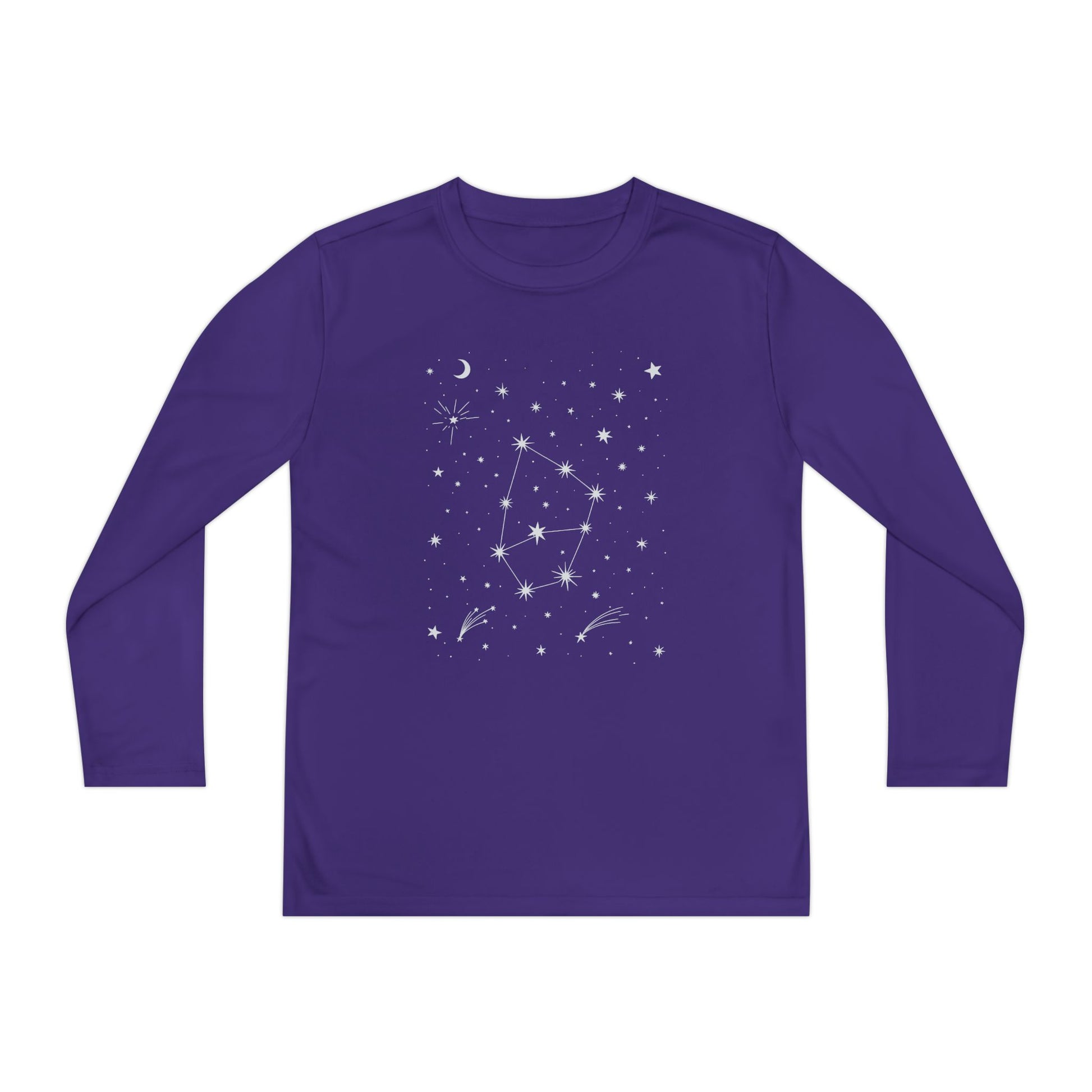 Youth Long Sleeve Tee — Star Constellation Graphic TEEZOCA