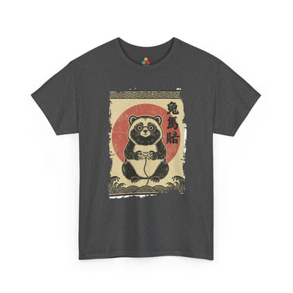 Panda Gamer Vintage Tee Japanese Ukiyo-e Graphic T-Shirt