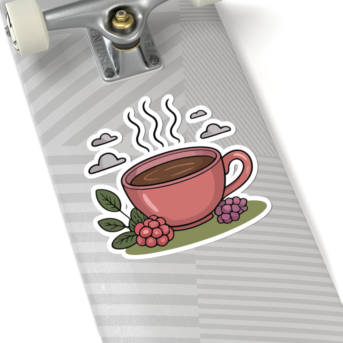 TEEZOCA cozy berry coffee sticker illustration