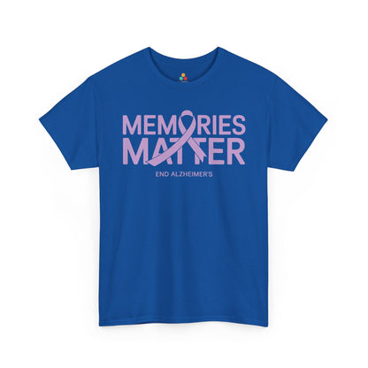 Memories Matter End Alzheimer’s Unisex T-shirt Support Tee | TEEZOCA 