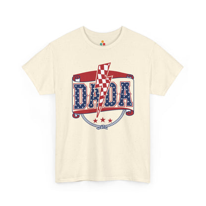 Patriotic DADA Banner T-Shirt – 4th of July Dad Gift American Flag Tee | TEEZOCA 