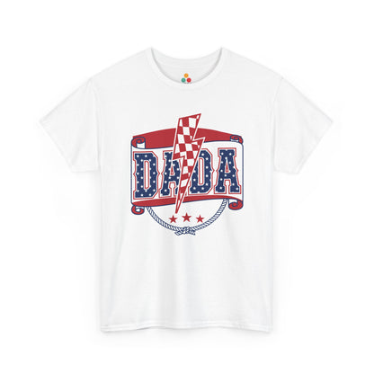 Patriotic DADA Banner T-Shirt – 4th of July Dad Gift American Flag Tee | TEEZOCA 