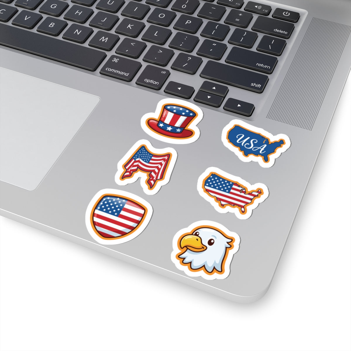 Patriotic USA Sticker Set – Cute 4th of July Aesthetic Sticker Pack | TEEZOCA 