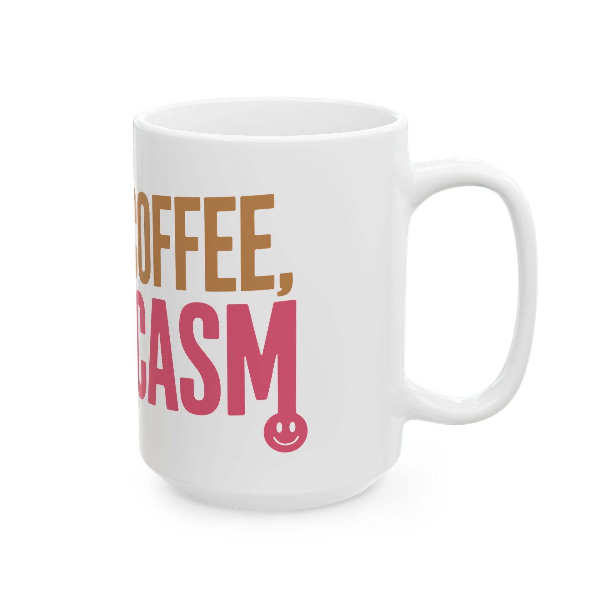 TEEZOCA humorous ceramic mug for sarcastic personalities