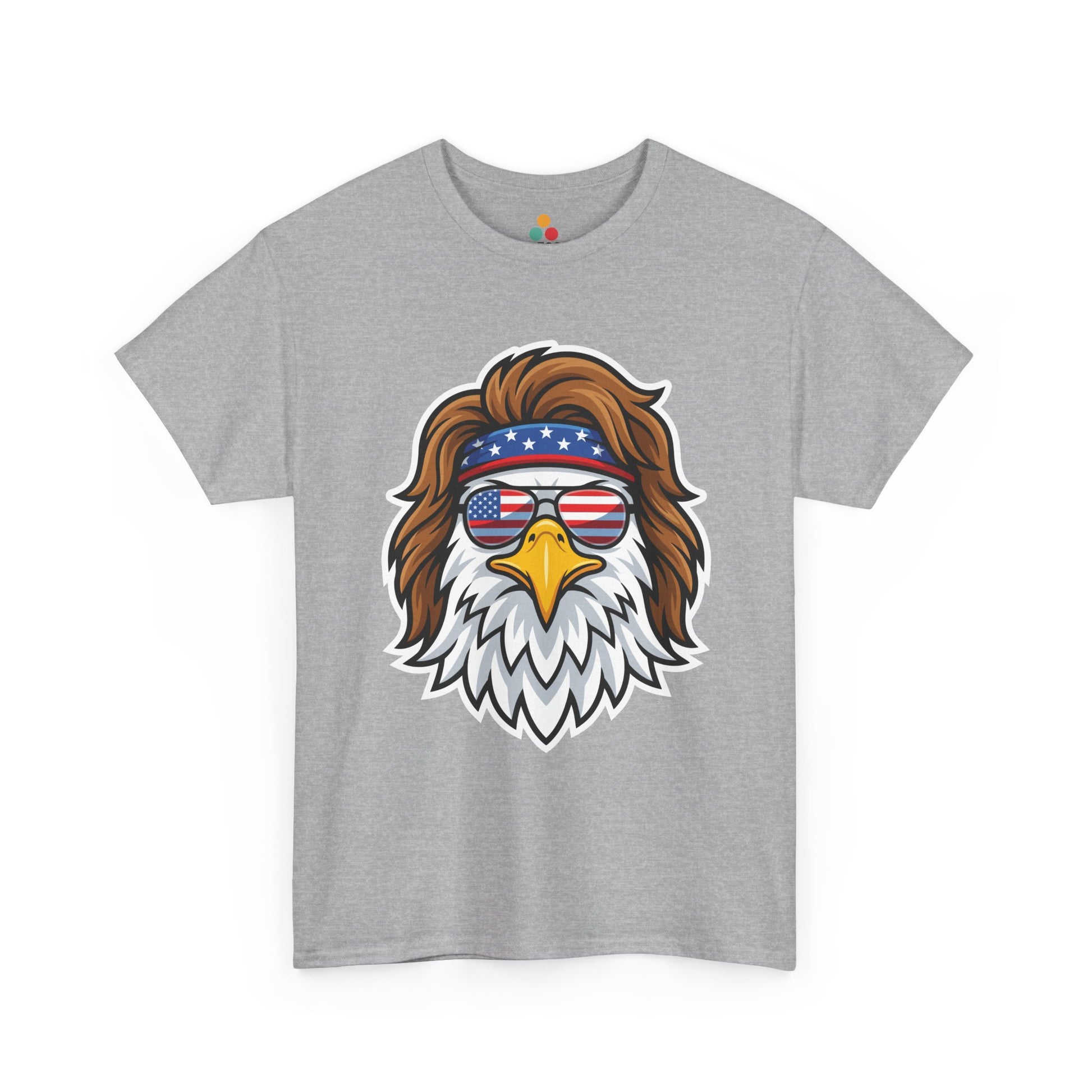 Patriotic Bald Eagle Mullet USA Flag Sunglasses T-Shirt – 4th of July 250th Anniversary Gift | TEEZOCA 