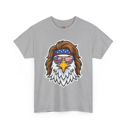 Patriotic Bald Eagle Mullet USA Flag Sunglasses T-Shirt – 4th of July 250th Anniversary Gift | TEEZOCA 