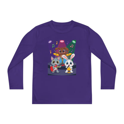 Cute Animal Band Kids Long Sleeve T-Shirt | TEEZOCA 