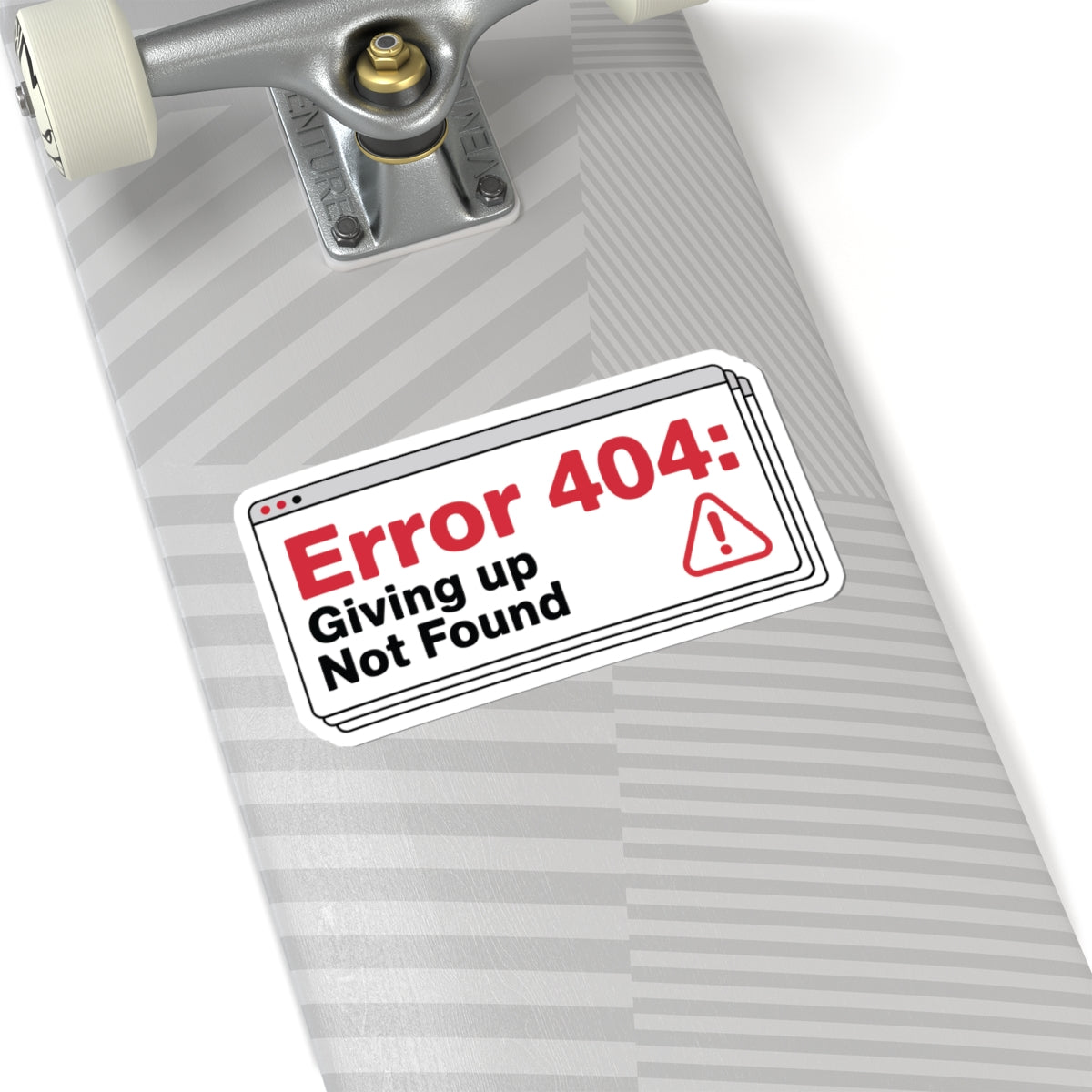 TEEZOCA error 404 giving up not found sticker funny programmer quote