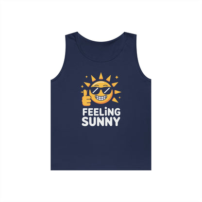 Feeling Sunny Unisex Tank Top for Positive Vibes and Everyday Streetwear | TEEZOCA 