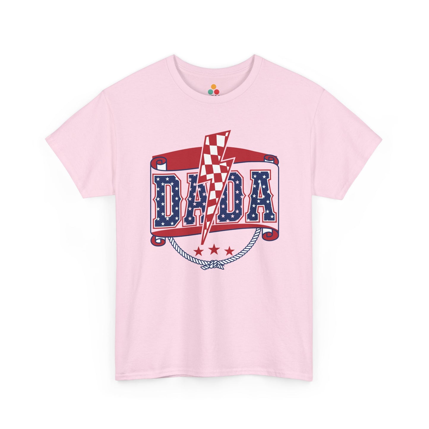 Patriotic DADA Banner T-Shirt – 4th of July Dad Gift American Flag Tee | TEEZOCA 