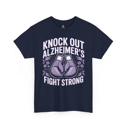 Knock Out Alzheimer’s Fight Strong Unisex T-shirt Awareness | TEEZOCA 