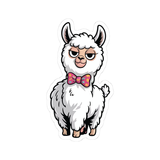 TEEZOCA sassy llama character sticker