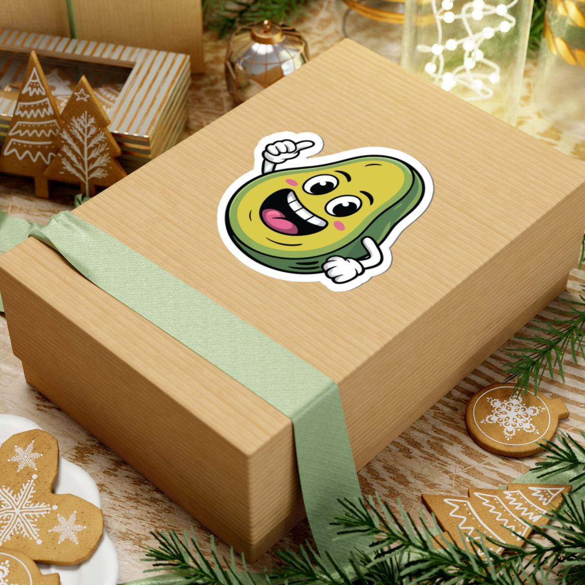 TEEZOCA fun avocado illustration sticker