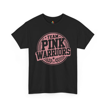 Team Pink Warriors Breast Cancer Awareness Unisex T-shirt | TEEZOCA 