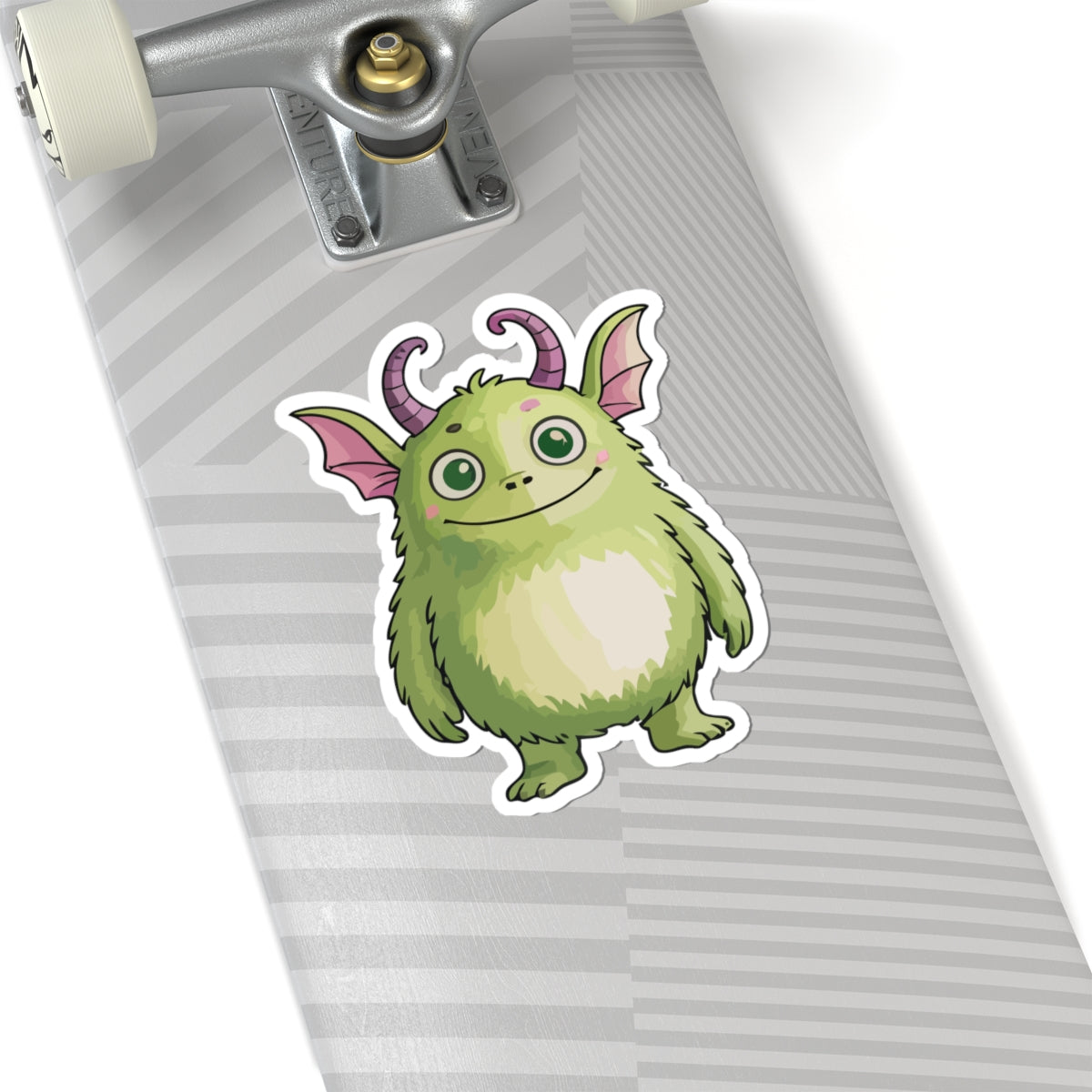 TEEZOCA cute green monster sticker cartoon creature