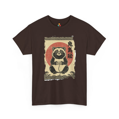 Panda Gamer Vintage Tee Japanese Ukiyo-e Graphic T-Shirt