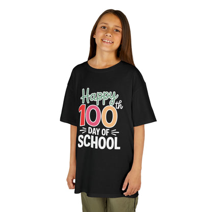 Happy 100th Day of School Kids Tee — 100 Day Celebration Shirt