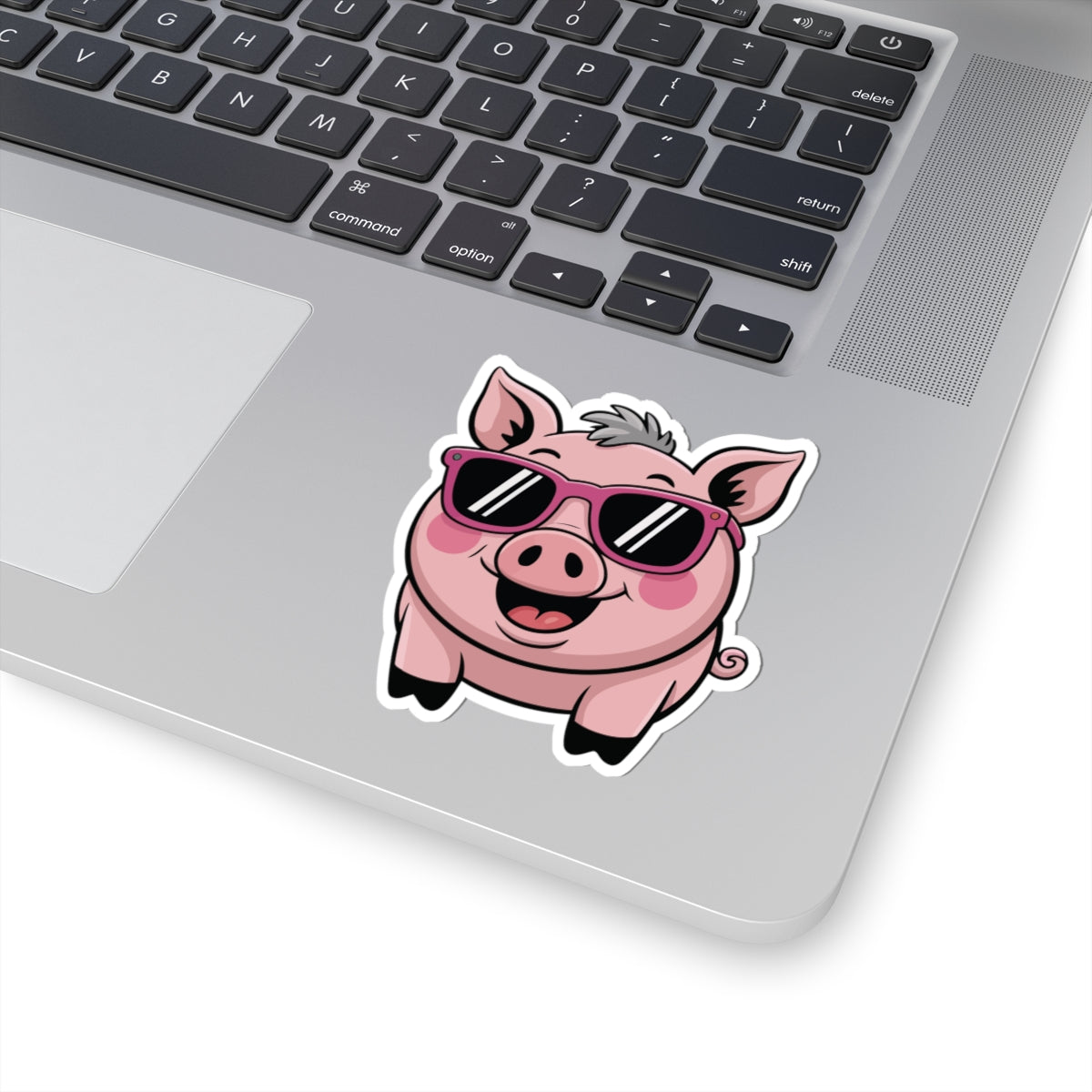 TEEZOCA funny pig sticker cute animal illustration