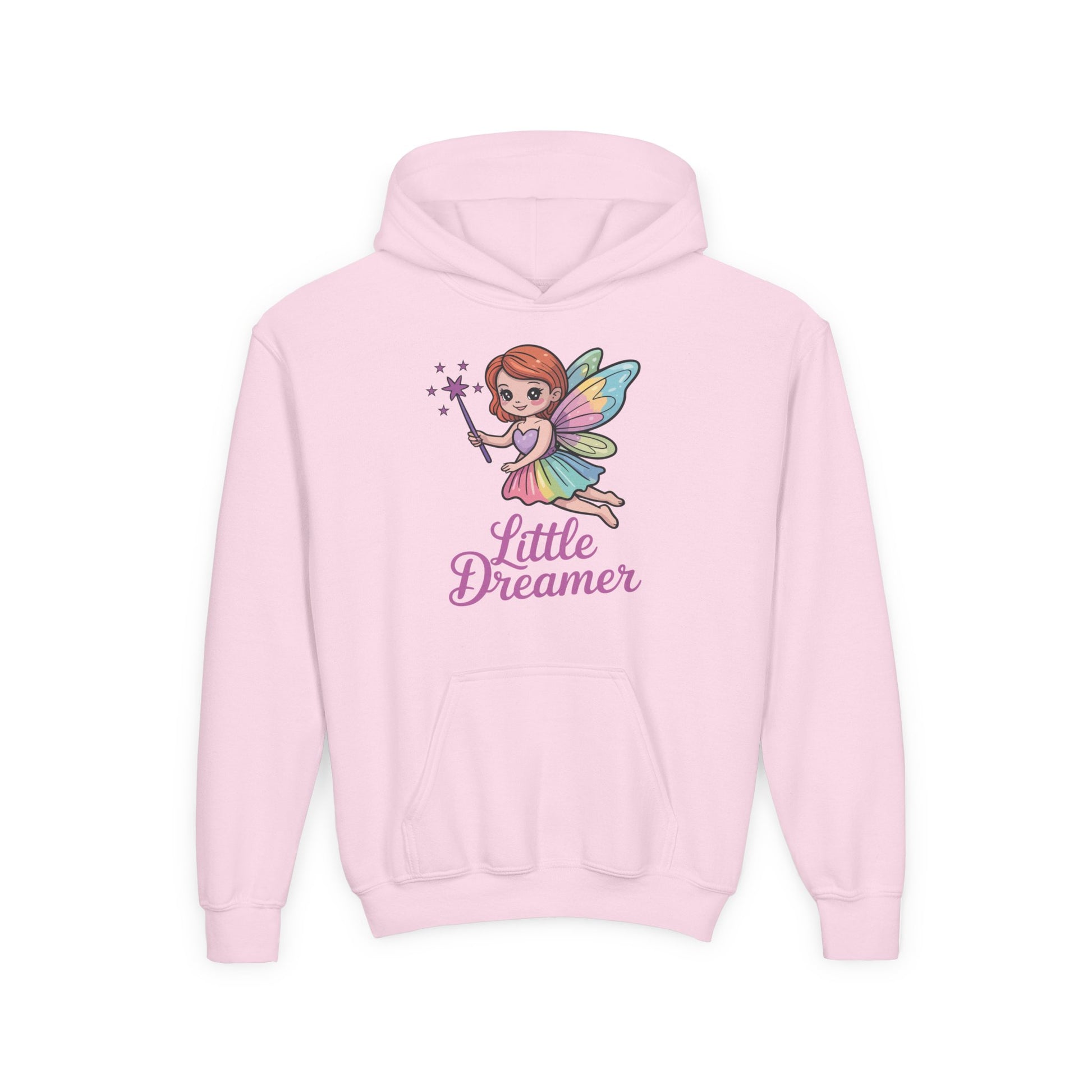 Kids hoodie with cute Little Dreamer fairy character design TEEZOCA