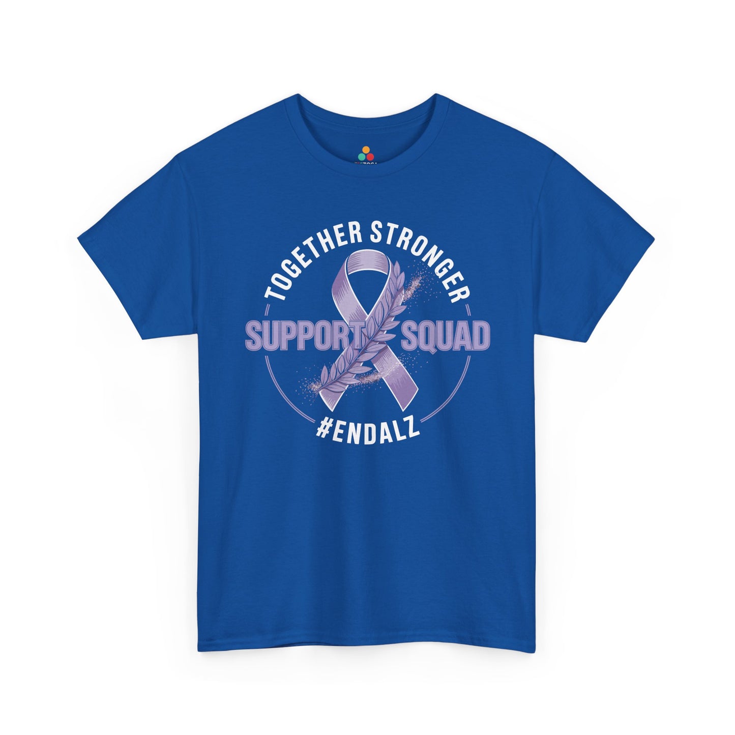 Together Stronger Support Squad #ENDALZ Alzheimer Awareness Unisex T-shirt | TEEZOCA 