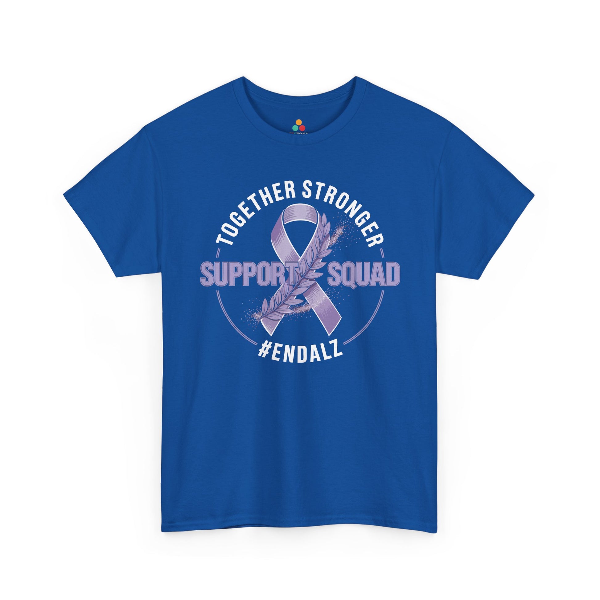 Together Stronger Support Squad #ENDALZ Alzheimer Awareness Unisex T-shirt | TEEZOCA 
